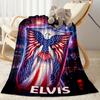 Elvis Presley's Iconic Style Blanket Soft Warm Cozy Suitable for Office Chair Bed Office All-Season Use Modern Style