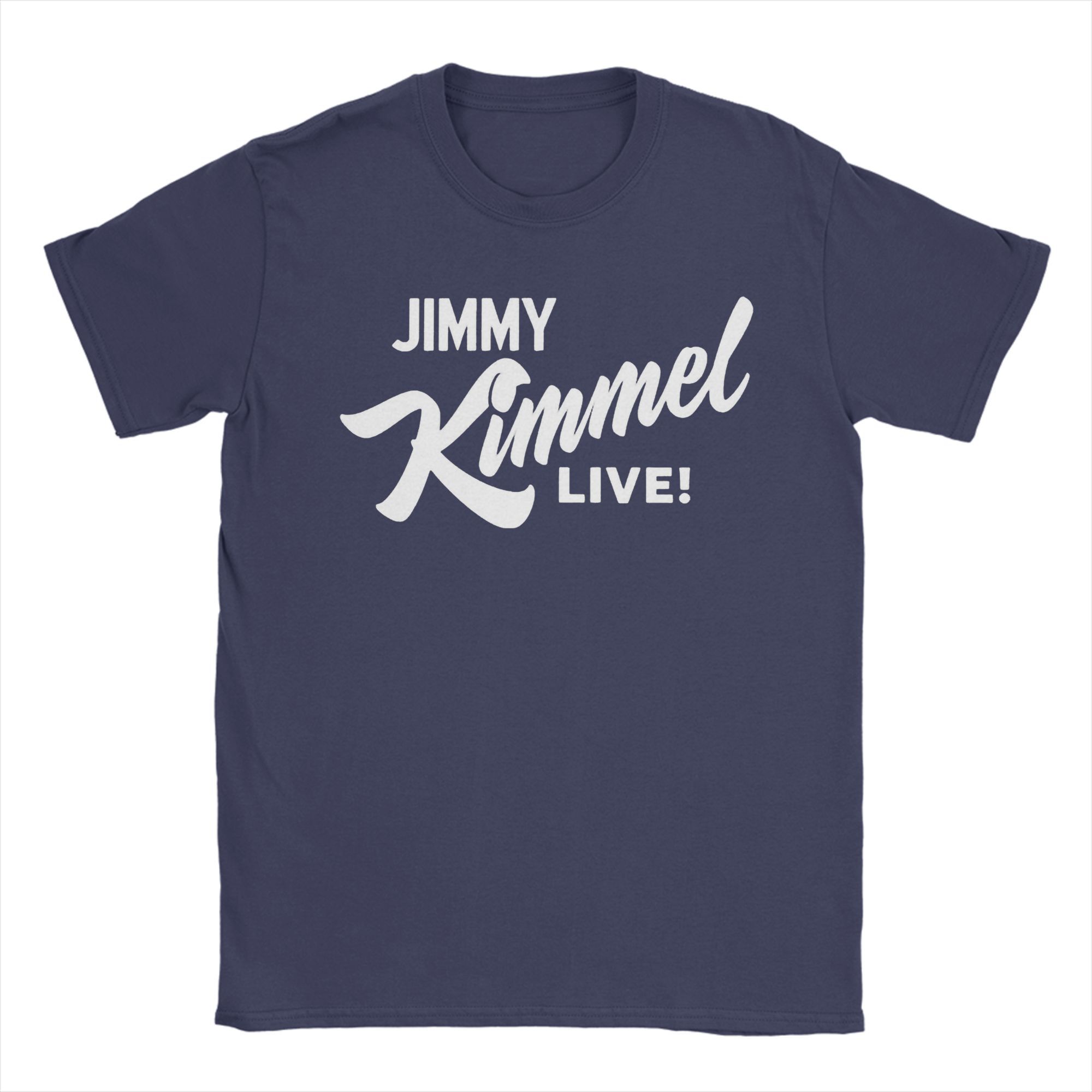 

Jimmy Kimmel Live Men s T Shirt Funny Tees Short Sleeve Round Neck T-Shirt Pure Cotton Gift Tops XL