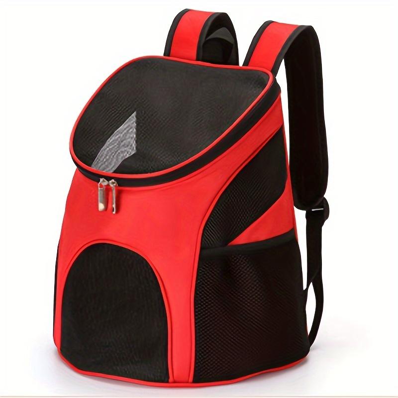Sac de Transport pour Chien en Maille Portable Sac à Dos Respirant pour Chien Pliable Grande Capacité, Sac à Dos d'Extérieur Respirant pour Chien de Grande Capacité
