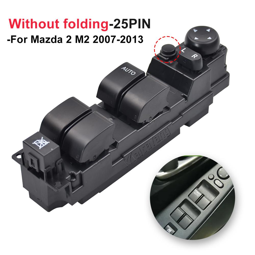 Power Window Lifter Switch DF74-66-350B DF73-66-350BD for Mazda 2 M2 2007-2013 DF74-66-350B Car Accessories