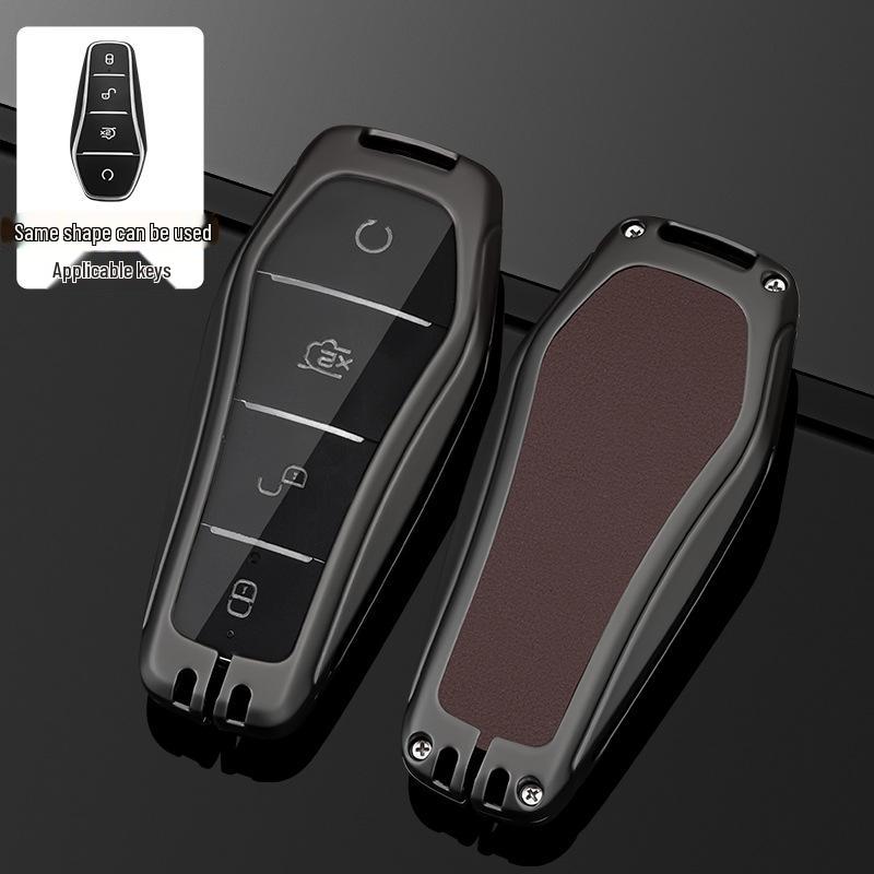 BYD Key Case: Compatible with Song QinPLUS/dmi, Dolphin E2, Tang Han EV, E3, Destroyer 05 - Full Coverage Shell