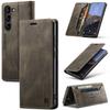 Premium Vintage Leather Wallet Case for Samsung Galaxy S23+ / S23 Plus- Flip Cover with Card Slots, Shockproof Retro Style (4 Colors)