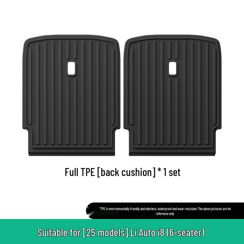 Ideal I8 Car Floor Mat Set: Compatible with 25 Models - Includes TPE Floor, Trunk, and Seat Back Mats.