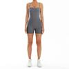 Peach Hip-lifting Tight-fitting One-piece Yoga Wear for Women, Nude-feeling Quick-drying Sports Back-beautiful Fitness Wear Short Suit