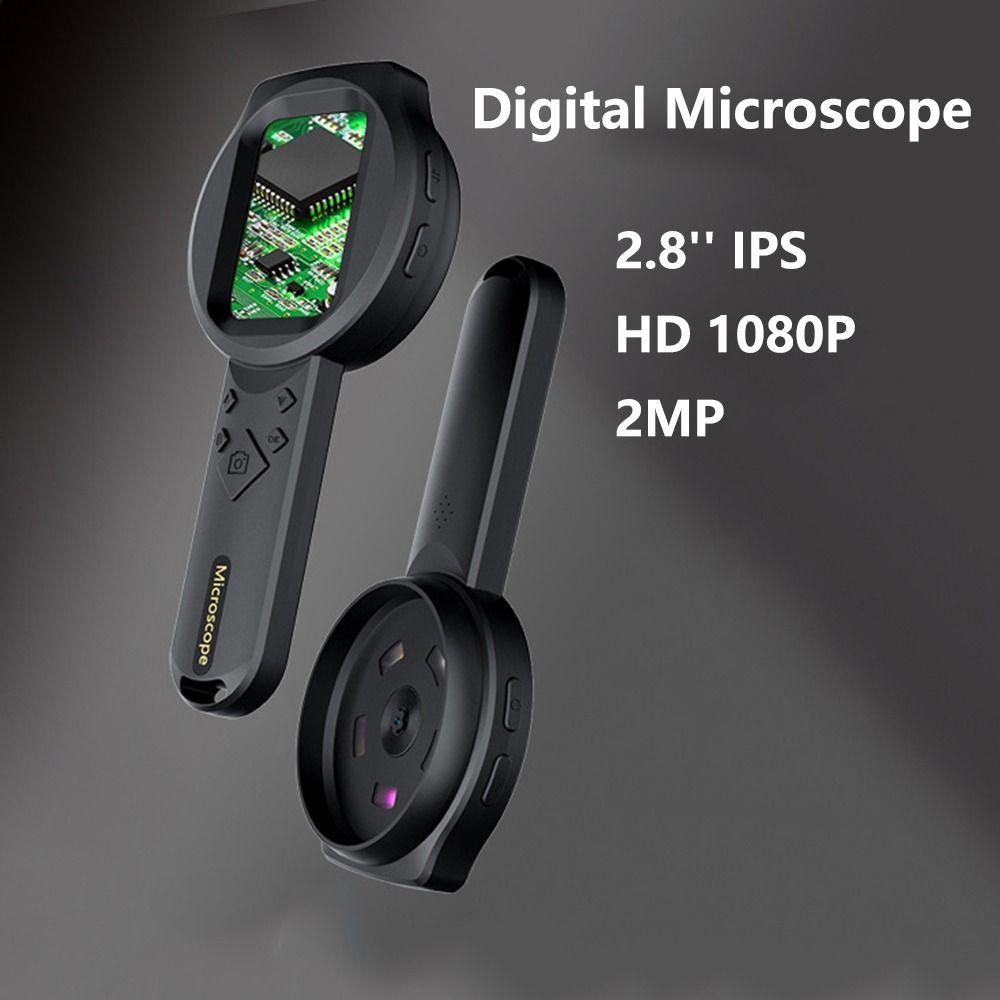 2.8'' IPS Digital Magnifier Optical Microscope  For Electronics Repair Check Jewelry
