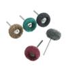 10pcs Abrasive Sanding Accessories with 3mm Shank Nylon Buffing Polishing Wheel Drill Abrasive Brush
