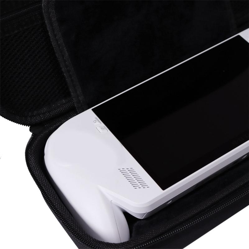 Handheld Game Console Bag Scratchproof Storage Box for ROG X Protector Case with Mesh Pocket Carry Pouch