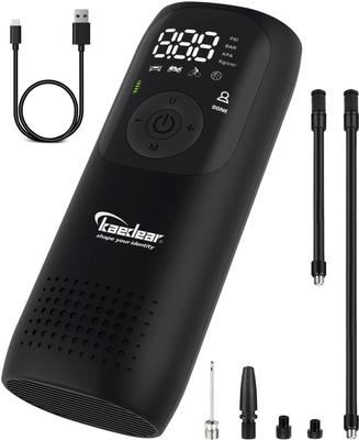 Kaedear Motorcycle Air Pump Motorcycle Air Pump Electric Air Pump Electric Air Pump Rechargeable USB Smart Air Pump 2000mah X 2 Total 150PSI TypeC