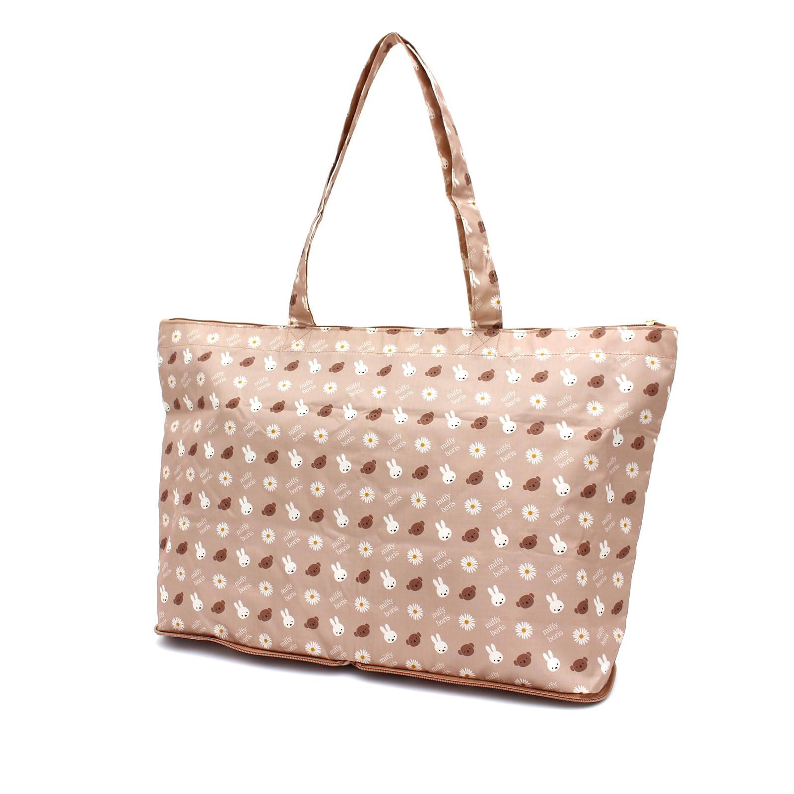 

Hapitas Foldable Tote H0001 Miffy Boris Flower Mocha Bag, Carry-on Bag, B226. &