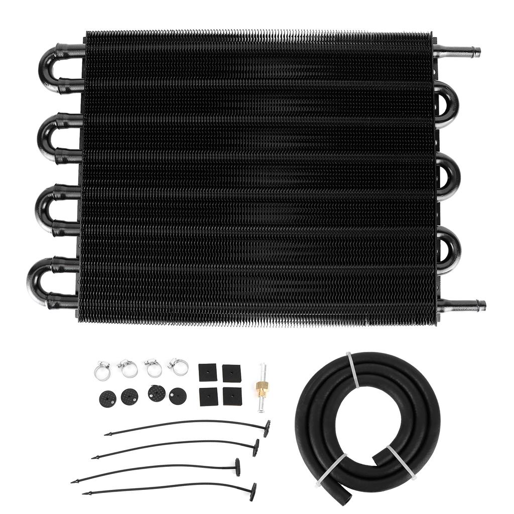 Universal Transmission Oil Cooler OC‑1405 8 Rows 26,000LBS GVW Engine Aluminum Parts W Tube