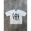Vicinity People T-Shirt White Oversized Men Women Heavy Cotton High Quality Short-sleeved Comfortable Breathable Female Male Clothing