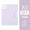 A3 folder multi-layer transparent insert paper folder, paper sorting tool storage bag, large capacity