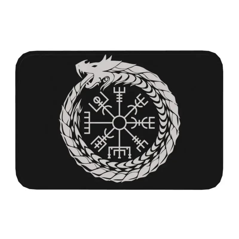 Wikinger Odin Valknut Runen Haustür Fußmatte Eingangsbereich Nordische Wikinger Walhalla Küche Badezimmer Fußmatte Garage Teppich Teppich