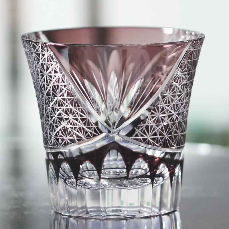 Edo Kiriko Madeliefje Whiskeyglas 220ml, Handgemaakte Kristallen Beker Met Bloemenpatroon, Vaso Whisky Gravure Bloemen, Super Waarde