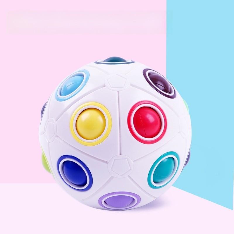 Rainbow Ball 20 Hole Puzzle Toy For Kids Brain Teasers Educational Gift