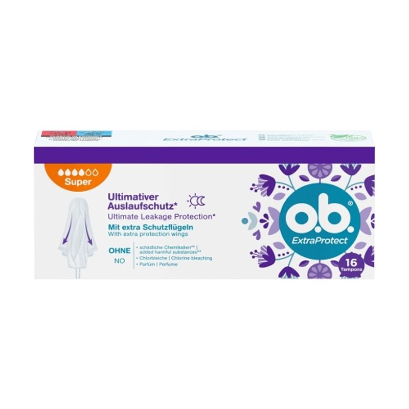 

[New Product] OB Tampon Extra Protect Super 16-Count