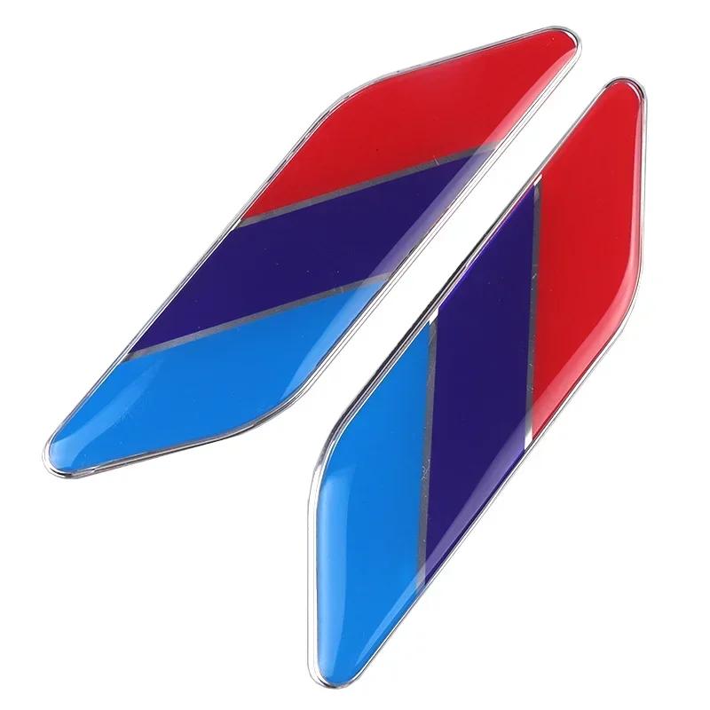 

2Pcs Car Styling ABS 3D Racing Stripes Flag Leaf Side Fender Emblem Stickers For BMW M3 M5 X1 X3 X5 X6 E36 E39 E46 E30 E60 E92