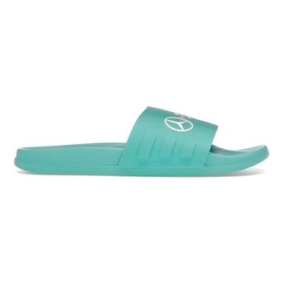Mercedes-AMG Petronas Formula One Team X Adilette Comfort Slide Semi Mint Rush Unisex Sneakers Teal Cloud-White JR1071