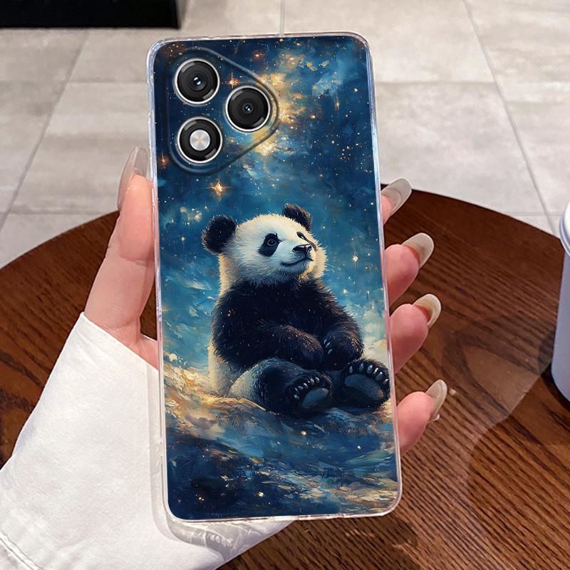 Casing For Honor 400 Lite Case ABR-NX1 Aesthetic Fashion Cute Cat Soft Silicone Back Cover Honor 400Lite Transparent Phone Case