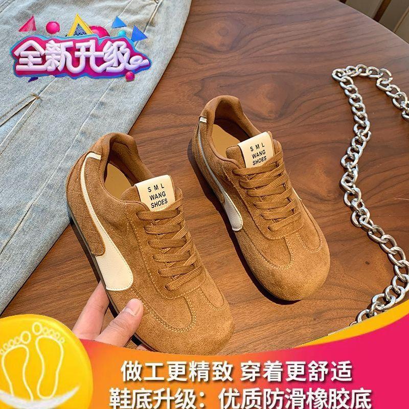 

Ретро мягкая подошва весна новая повседневная натуральная мягкая кожа повседневная мода универсальные кеды женские 40 верблюд