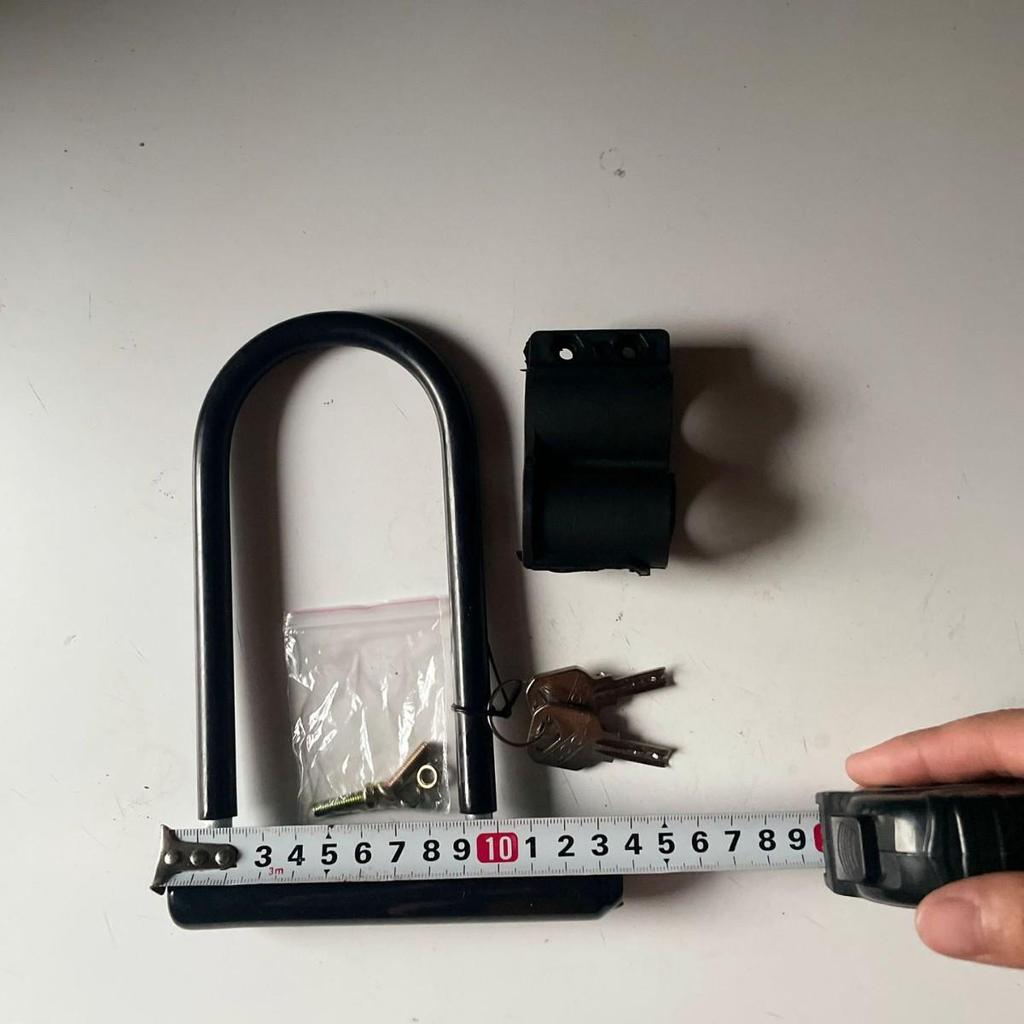 Wielofunkcyjny U-lock antykradzieżowy na rowery, motocykle i pojazdy elektryczne z uchwytem