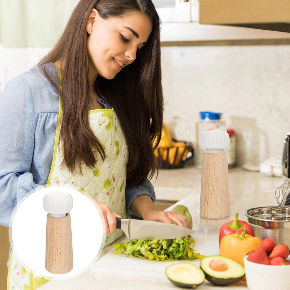 Oak Pepper Mill Nordic Style Spice Grinder Pepper Salt Grinding Bottle Pasta