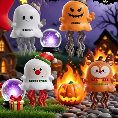 1pcs Elf Dancing Christmas Ghost Mechanical Toy For Kids Entertainment Interactive