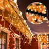 20-100pcs Plastic S-shaped Hook Gutter Heavy Duty Clip Hanging Hook For Xmas Wedding Outdoor Securing Lights String Light Hook