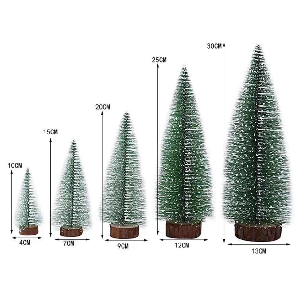 1PCS Mini Christmas Tree Atmosphere Creating Props Desktop Decorations Christmas Tree Tabletop Ornament Decor
