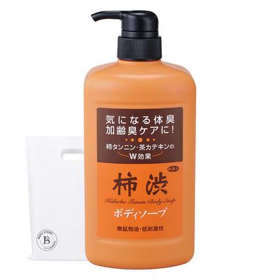 Azuma Trading Co., Ltd. [Store Bag Included] Persimmon Tannin Body Soap 850ml / Contains Persimmon Tannin and Tea Catechins. Cares for Body Odor, Incl