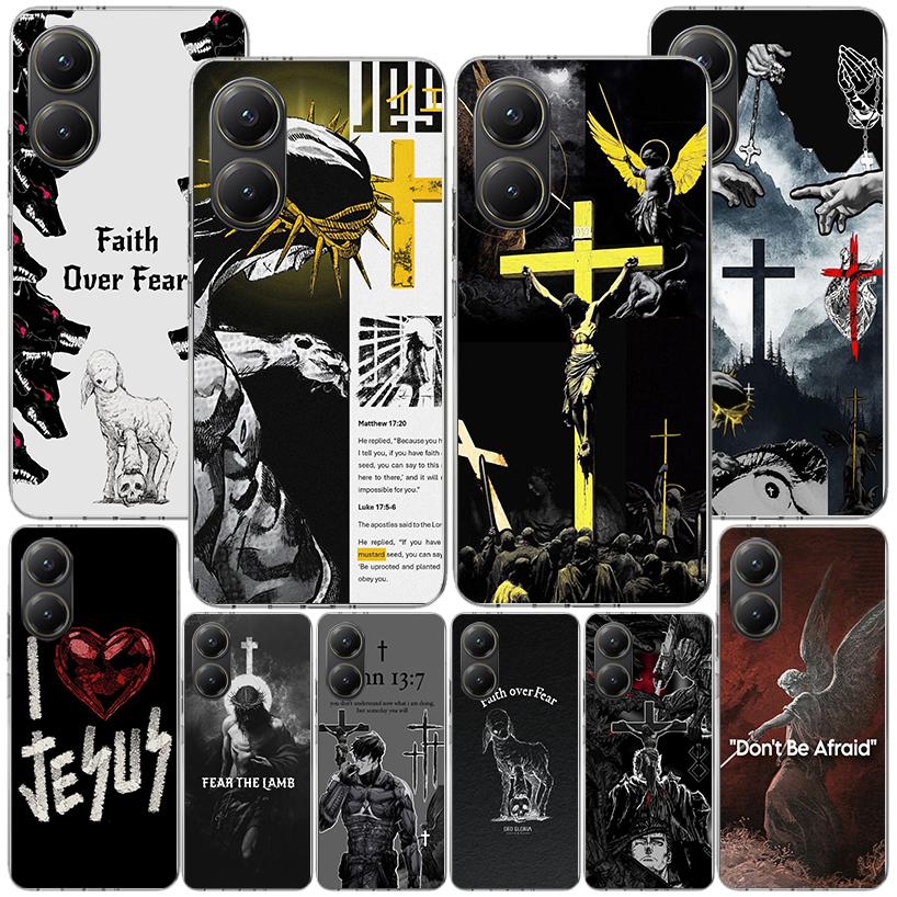 Son Of God Jesus Cross Holy Light Phone Case For Xiaomi Poco X7 X6 X5 Pro F7 Ultra Redmi 15C 15 13C 13 12C 12 10 10A 10C 9 9A 9C