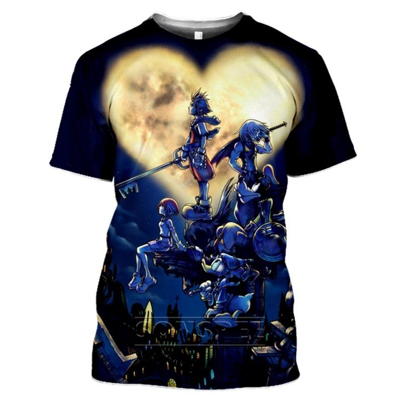 2026 Summer Dragon Ball Retro Fitness T-shirt Men's Oversized 3D Printed Short-sleeved Family Unisex Children's Sports Shirt