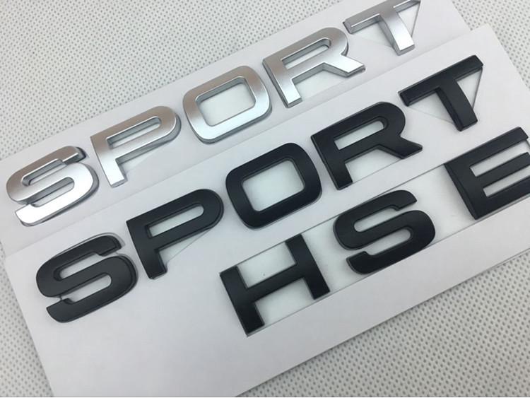 Range Rover Sport Tail Emblem HSE Decal for Rear Modification