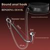 NEW Metal Anal Hook with Leather Collar Sexual Kits  Erotic Bondage Restraint Game for Fetish Couples Adult Anal Sex Toy