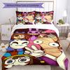Set Biancheria da Letto Circo Digitale Copripiumino Traspirante con Federe Biancheria da Letto Decorativa per Camera da Letto Decorazione Casa Regalo di Compleanno