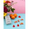 Fruit Shaped Silicone Molds, 3D Strawberry Orange Raspberry Blueberry Fondant Mold, Fruit Mold for Candy Jelly Cake Decor Soap Resin DIY Baking Tool