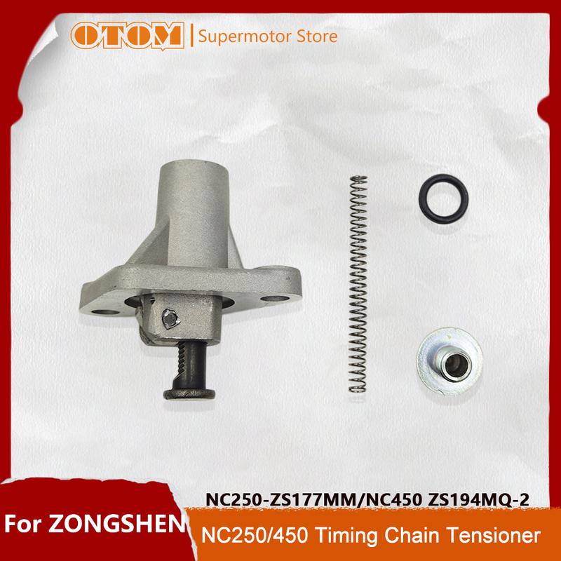 OTOM Motorcycle Engine Timing Chain Tensioner For ZONGSHEN NC250 ZS177MM NC450 ZS194MQ-2 RX3 KAYO T6 K6 Motoland BSE Dirt Bike