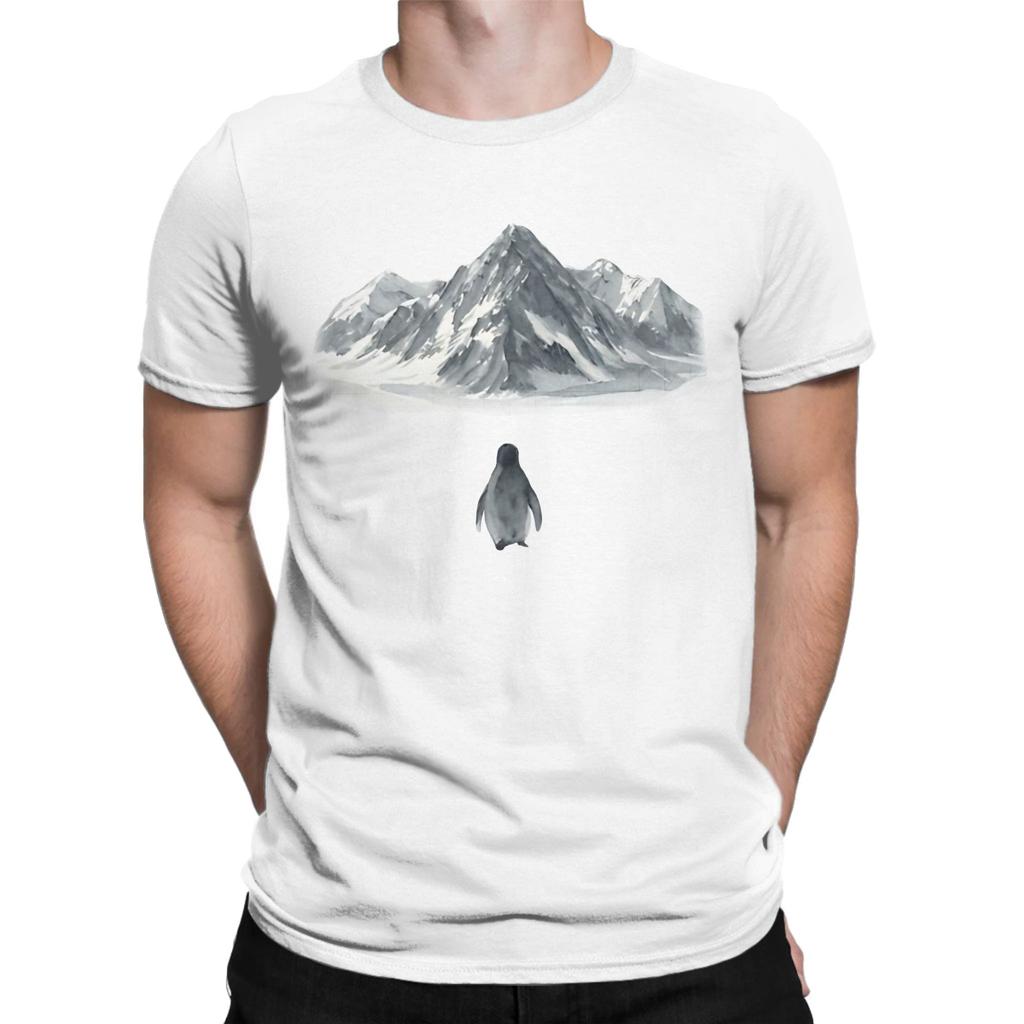 Nihilist Penguin But Why Meme Mens T Shirt Vintage Tees Short Sleeve O Neck TShirt Pure Cotton Birthday Present Clothing