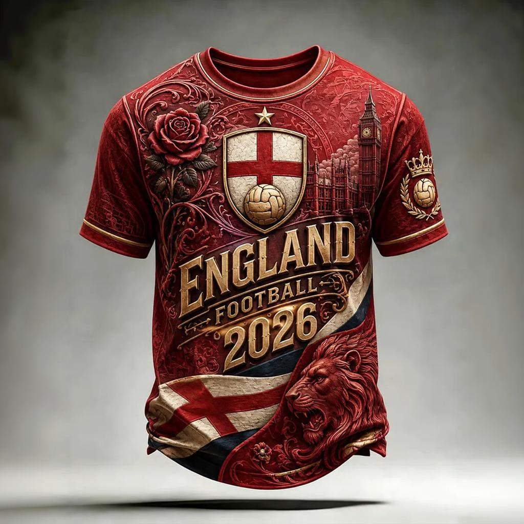 Men's Casual Short Sleeve T-Shirt Lightweight Breathable Round Neck Graphic Print Tee for Summer