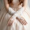 Elegant Bridal Gloves Fingerless Mesh Gloves Decorative Wedding Gloves  Prom Dance