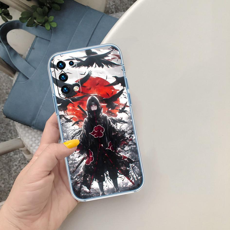 PP5 Anime Naruto Akatsuki Soft Shell Transparent Phone Case for Motorola Moto G7 G8 G9 G84 G85 G73 G24 G15 Z2 Play Power Plus