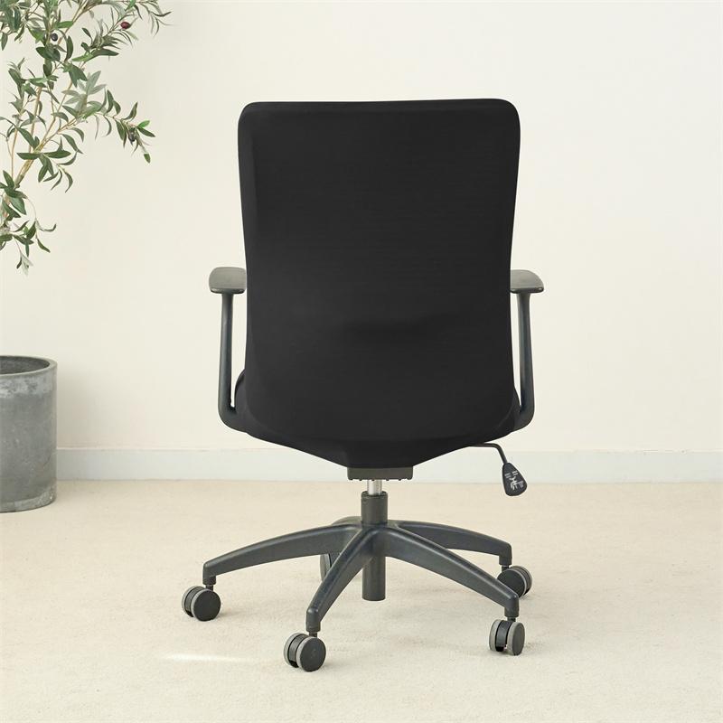 1Pc Solid Color Office Chair Cover Stretch Computer Chair Cover Lift Rotating Gaming Chair Case For Funda Silla Escritorio Study