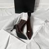 Increase Temperament Trend Thin Boots Women Pointed Short Tube Thin High Heel Short Boots