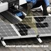 10Pcs Solar End Clamp Z Bracket Wide Photovoltaic Mounting Bracket Adjustable Solar Panel Mounting Bracket Clamp