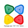 4pcs Game Poker Seat Hands-Free Playing Card Holder Board Triangle Shaped Poker Rack Holder Plastic for Seniors Children Adults
