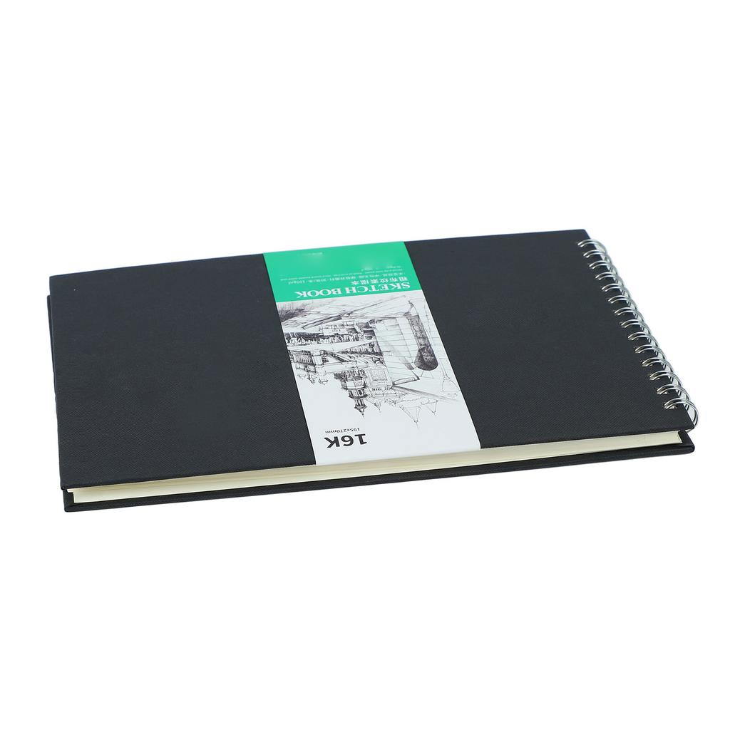Water Color Paper Sketch Book Double Spiral Binding Hard Backing Thick Acid Free Paper Marker