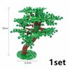 MOC Plants Accessories Bricks 3471 2435 6064 3778 City House Trees Pine Prickly Bush Green Grass Military Building Toys