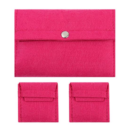 

Felt Storage Bag Multi-Compartment Needle And Thread Holder with Reinforced Pockets Sewing Organizers for Crochet Enthusiasts