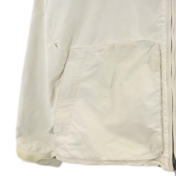 Burton Snow Board Nylon Jacket L Gray X White Mesh Lining Men's Used