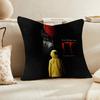 Horrorfilm It Pennywise Clown Kissenbezug x Polyester Sofakissen Dekorative Wurfkissen Heimdekoration Kissenbezug